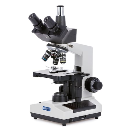 Amscope OMAX Trinocular Lab Compound Microscope 40X-1000X Magnification with LED Illumination M837L