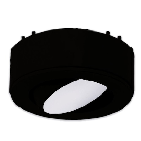 Westgate 12V ADJ. SLIM PUCK LIGHT, ETL, 4000K, BLACK, 4.5W PL12ADJ-40K-BK