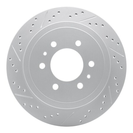 Dynamic Friction Co DFC Geoperformance Rotor - Drilled and Slotted 830-54188L