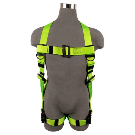 Safewaze Arc Flash Full Body Harness Soft Loop 1D, DE MB Torso, DE QC Legs 3X SW77225-UT2QCSL-3X