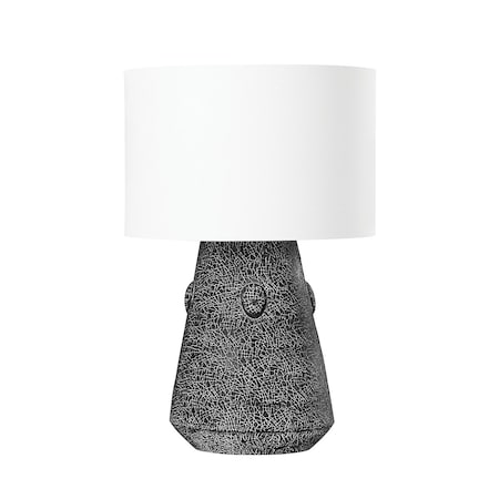 Troy Lighting Silas 1 Light Table Lamp 17 In. Ceramic Robins Egg Blue PTL1021-CRB