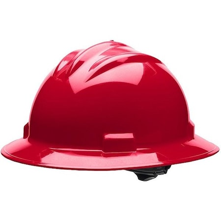 Bullard Hard Hat, Full Brim, Red 71RDR