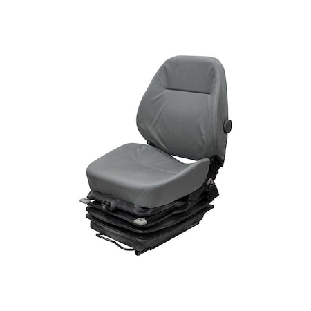Uni Pro 1010 Air Suspension Seat 24-Volt Gray Fabric 7919