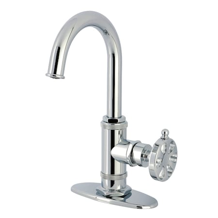 Kingston Brass Single-Handle Bar Faucet, Polished Chrome KSD8501RX