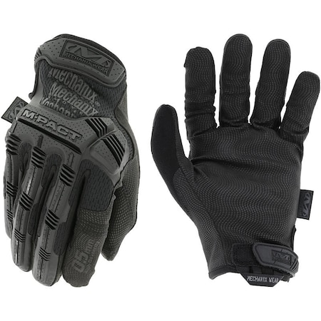 Mechanix Wear M-Pact Series Tactical Gloves, L, Full, Sweat Wipe Thumb, Hook and Loop Cuff, Covert MPSD-55-010