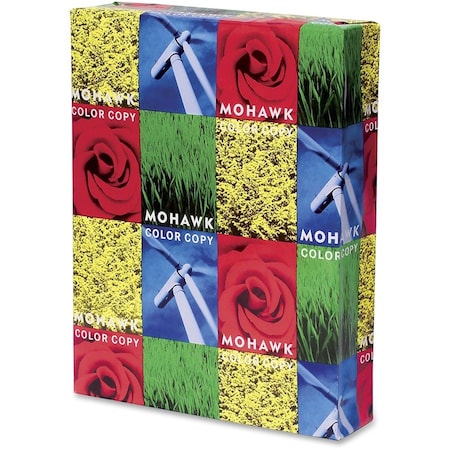 Mohawk Fine Papers Copy Paper - Mohawk Color Copy 98 &Cover Stock Paper, White, 8-1/2" x 11", 28 lb., 500 Sheets/Ream 12-203
