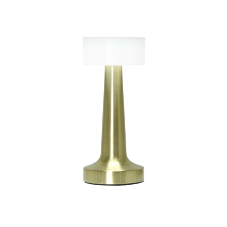 Homeroots 9" Gold Metal Lighthouse Table Lamp 646290