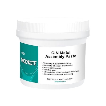 Molykote Lubricant, 17.6 oz, Jar, Mineral Oil Base, 750 Degrees F Max Op Temp, Black 3140032