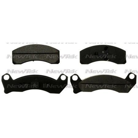 Newtek Automotive Usa Newtek Velocity Plus Economy Semi-Metallic w/Shim Disc Pads SMD199