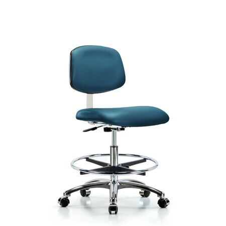 Blue Ridge Ergonomics Vinyl Clean Room Chair BR-CLR-VMBCH-CR-CF-CC-8801