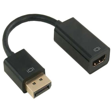 Sanoxy 6.5 inches Displayport Male to HDMI Female Adapter Cable SNX-CBL-LDR-DP201-1210