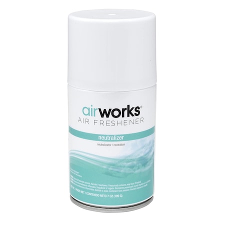 Hospeco AirWorks Restroom Metered Aerosol 7oz, Neutralizer - Pack of 12 7913