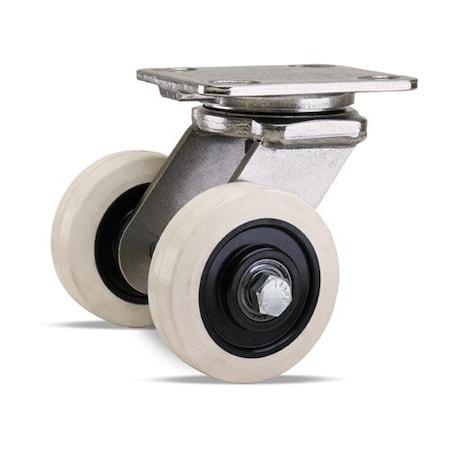 Hamilton Hh Dual Swivel Whs 4X1-3/8 Wh Rubber S-WHS2-4HWRSB