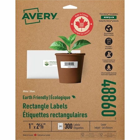 Avery EcoFriendly Address Labels 48860, PK300 48860