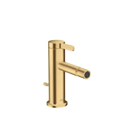 Axor One Single-Hole Bidet Faucet with Lever Handle in Brushed Gold Optic 48210251