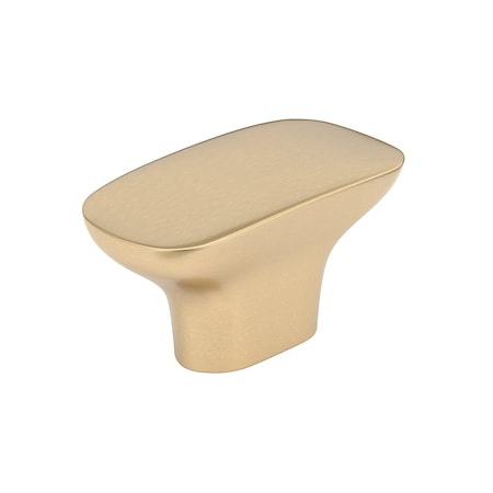 Richelieu 1 23/32-inch (44 mm) x 29/32-inch (23 mm) Champagne Bronze Contemporary Cabinet Knob BP734544CHBRZ