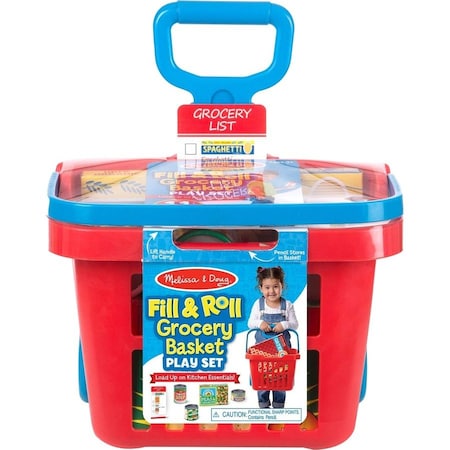 Melissa & Doug Fill And Roll Grocery Basket 4073