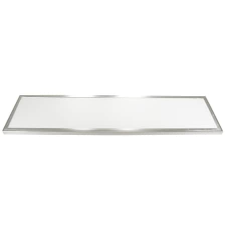 Gt-Lite 1x4 Backlit Flat Panel 4500 Lumen LED Light 5CCT Brushed Nickel, 2PK GT-F14N-2PK