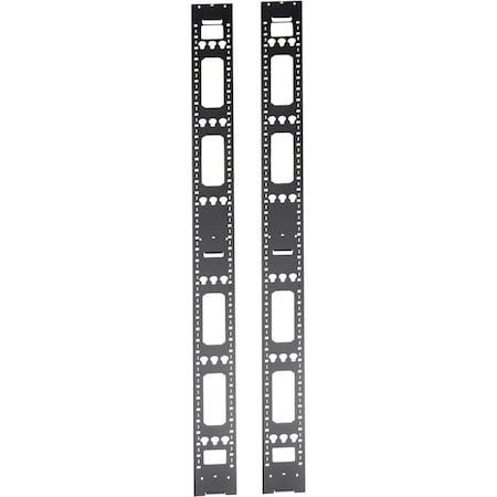 Tripp Lite by Eaton Vertical Cable Management Bars - Cable Mount - 42U Rack Height - 2 Pack SRVRTBAR