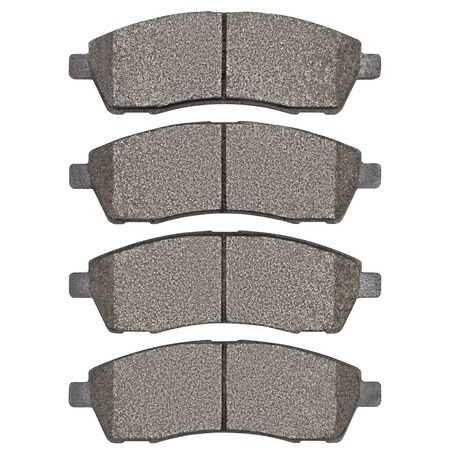 Dynamic Friction Co Disc Brake Pad Set, 1551-0757-00 1551-0757-00