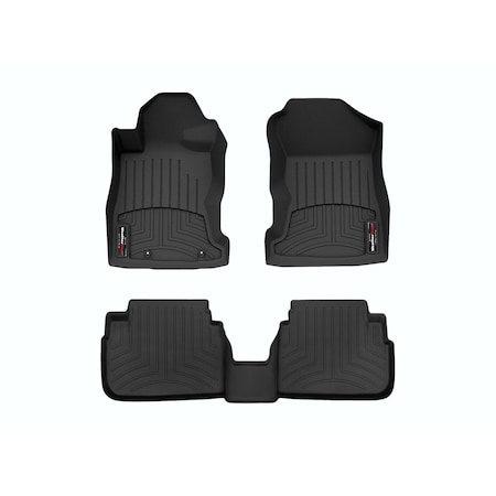 Weathertech Black, Front and Rear Floorliners 4417431-4411072