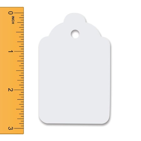 Specialty Store Services White Unstrung Merchandise Tags, 1 3/4 In. W X 2 7/8 In. H 5914