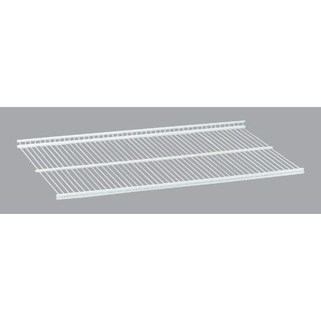 Organized Living FreedomRail 2 ' W.x16''D Profile Ventilated Closet Shelf Wht 1813162411