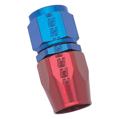 Hard Top Straight Full Flow Hose End - Red & Blue -10 AN HA3832753