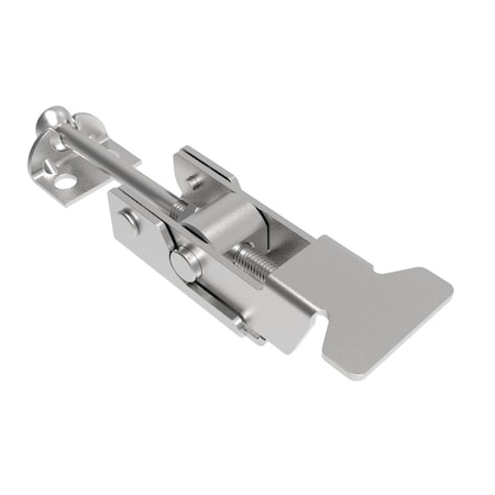 Southco Over-center Draw Latch, Medium Size, Type A Keeper, Stainless Steel, Passivated, Without vinyl grip A1-10-501-40