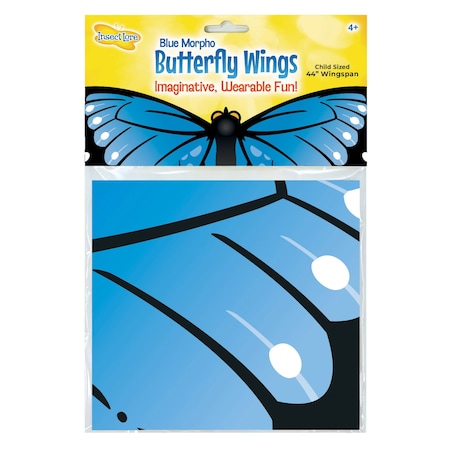 Insect Lore Dress-Up Morpho Butterfly Wings, Blue 4810