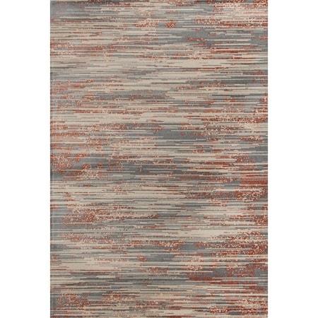 Art Carpet 9 x 12 ft. Ferndale Collection Brushstrokes Woven Area Rug, Gray 22565