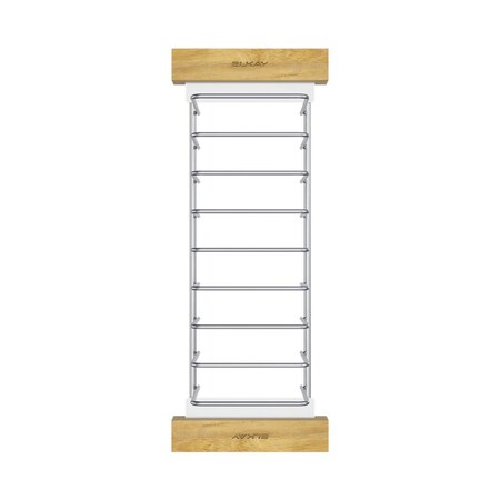 Elkay Quartz Classic Workstation Stainless Steel 17-5/8" x 6-3/4" x 4-1/4" Drying Rack LKQCDR0717SS