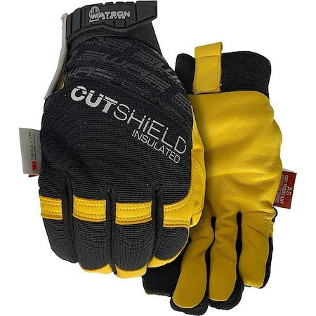 Watson Gloves 9005CR Mechanics Gloves, Goatskin Palm, Black 9005CR-L