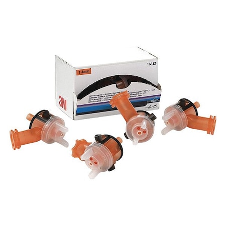 3M Accuspray Head Refill, Atomizing, 1.4mm, Orange, PK4 16612