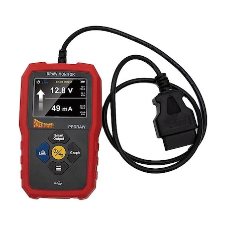Power Probe Battery Load Tester, 14.4V, 10 A PPDRAW