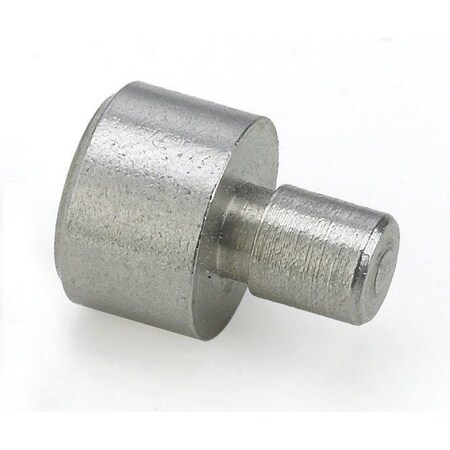 Morton Stainless Steel Round Rest Button, 1/2in Diameter, 3/8in High 2504