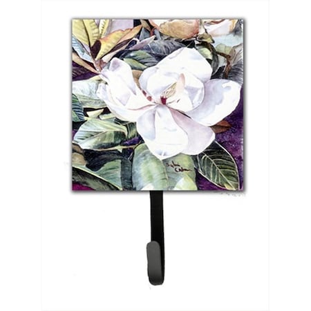 Carolines Treasures Flower - Magnolia Leash Holder Or Key Hook 8002SH4