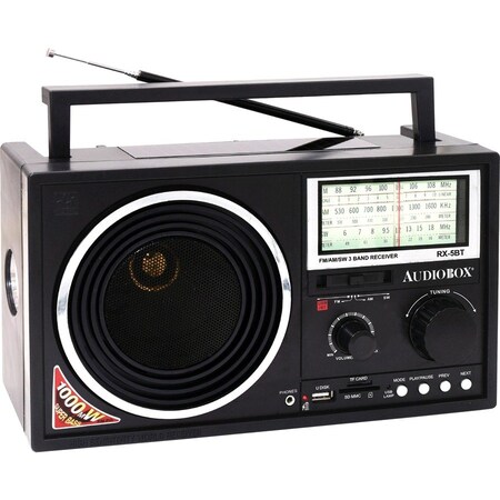 Audiobox Rechargeable Solar Radio With Bluetooth RX-5BT