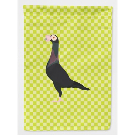 Carolines Treasures English Carrier Pigeon Green Flag Garden Size BB7771GF