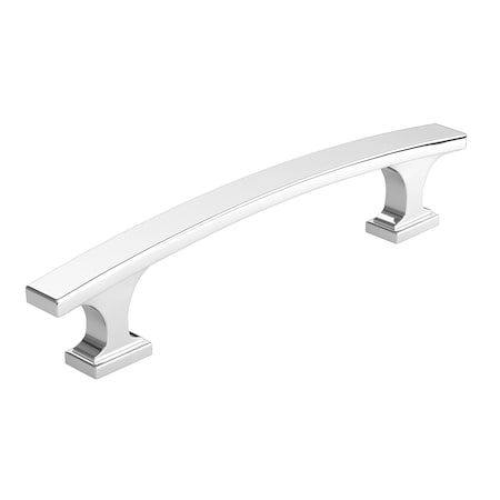 Richelieu 3 3/4-inch (96 mm) Center to Center Chrome Transitional Cabinet Pull BP5254096140