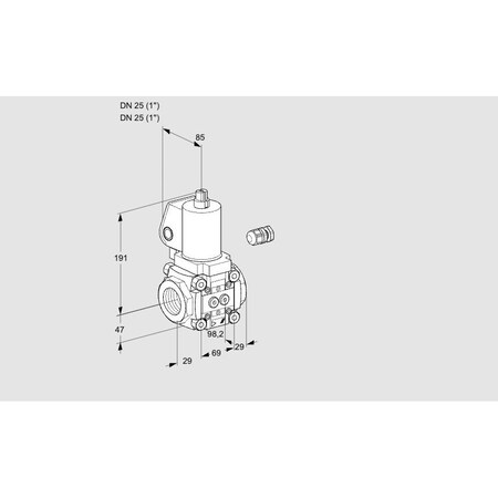 Honeywell Kromschroder VAS225R/NWGL KS88002263