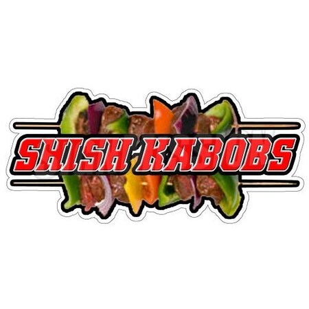 Signmission Shish Kabobs, 12 Inch, Vinyl D-Shish Kabobs