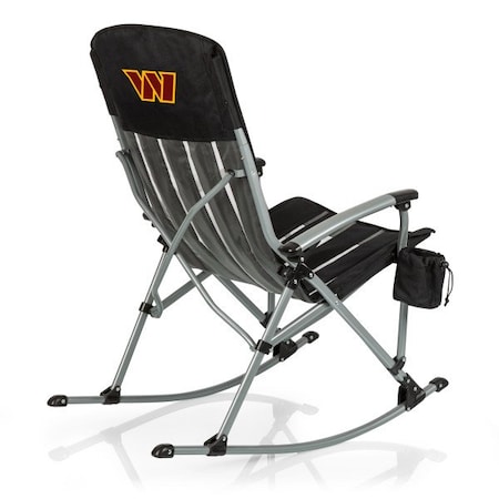 Picnic Time Family Of Brands NFL Washington Commanders - Outdoor Rocking Camp Chair 805-01-175-374-2