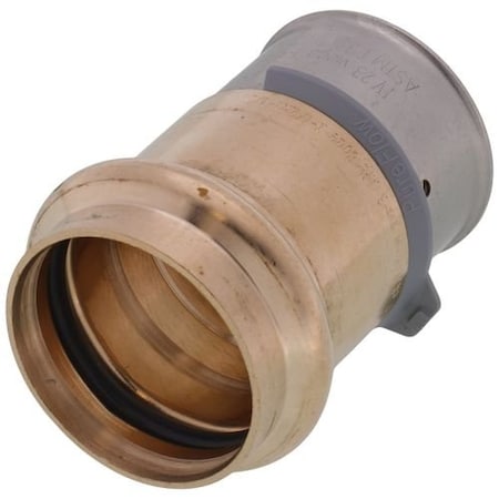 Viega PureFlow Press transition coupling P1 1.5 P2 1.5 bronze 99680