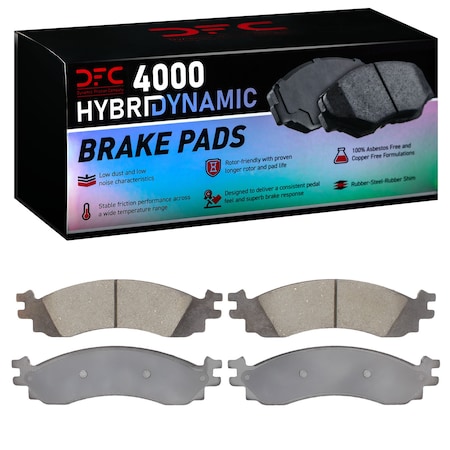 Dynamic Friction Co DFC 4000 HybriDynamic Brake Pads 4000-1158-00