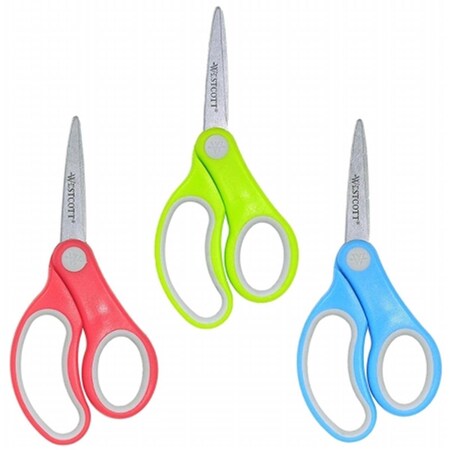 Officespace Westcott Soft Handle 5In Classpack Kids Scissors Pointed OF787493