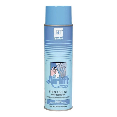 Spartan Chemical Co Airlift Fresh Scent 16oz. Aerosol Can Fresh Scent Air Freshener Spray Clear 609500