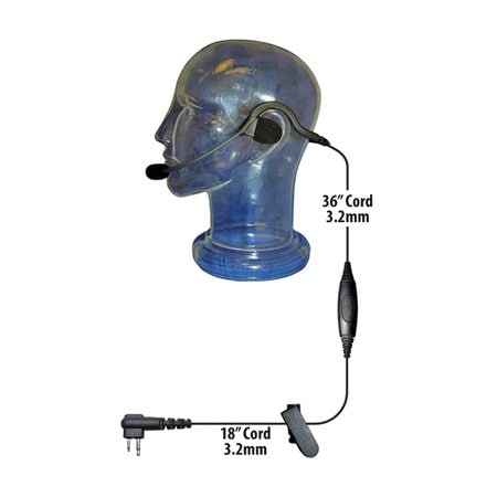 Klein Electronics CrewChief Rugged Lightweight Headset with Motorola M6 Connector CREWCHIEF-M6