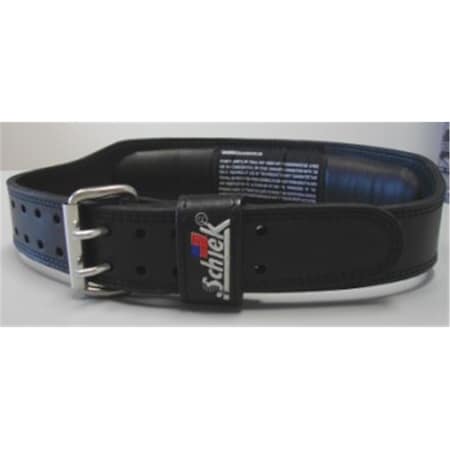 Schiek Sports Black Leather Jay Cutler Signature Belt - Double Prong Buckle - Small SC441934