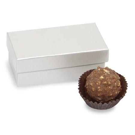 Nashville Wraps White Pearl Double Truffle Box, 3.25x1.75x1.25, 24PK TBR2PL